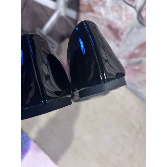 Mix No. 6 Dayley1 Faux Patent Leather Black Ballet Flats Size 8 - Picture 7 of 10
